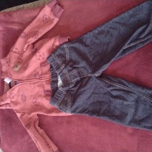 Baby boy hoodie & demin set